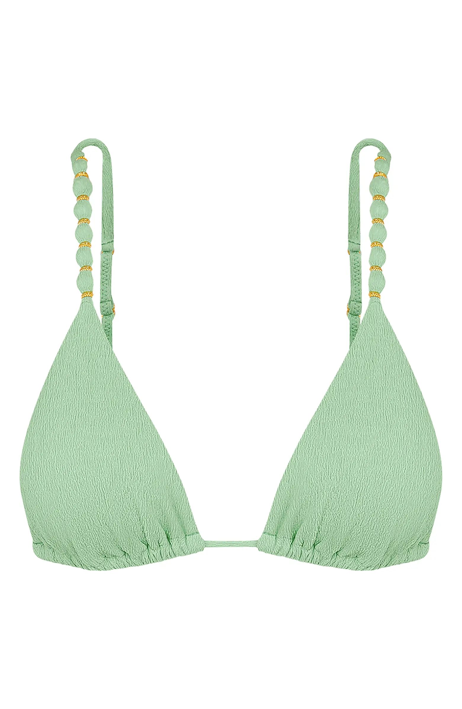 ViX Swimwear Firenze Beaded Triangle Bikini Top | Nordstrom | Nordstrom
