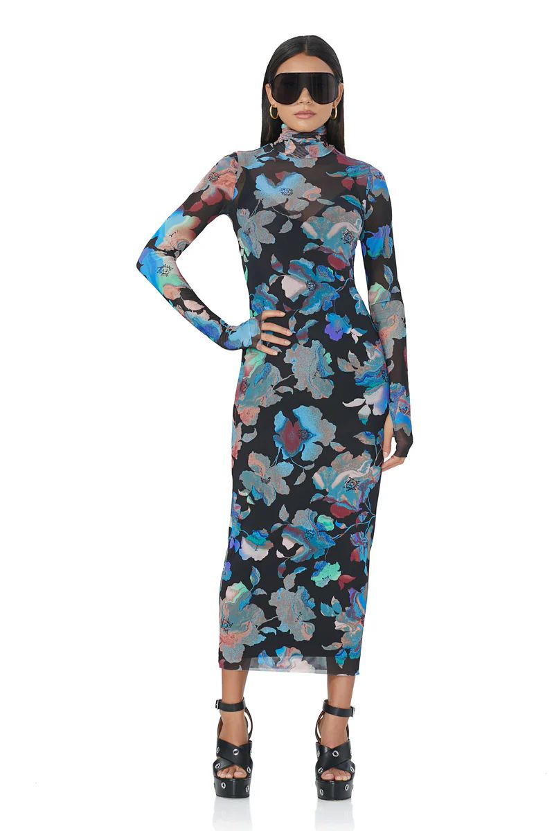 Shailene Dress - Marble Floral | ShopAFRM