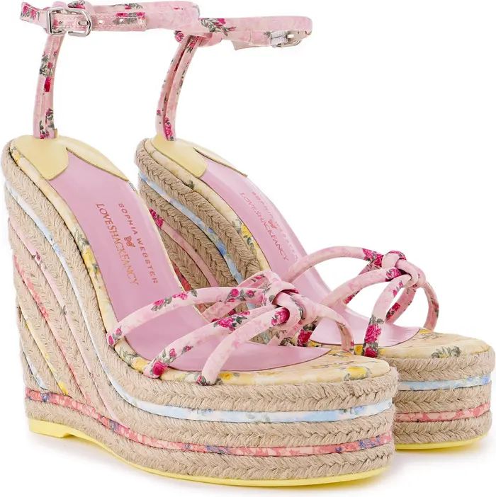 xLoveShackFancy Alina Espadrille Wedge Platform Sandal (Women) | Nordstrom