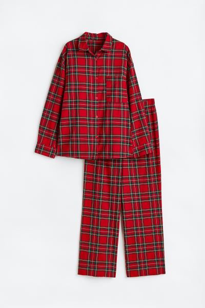 Karierter Pyjama | H&M (DE, AT, CH, NL, FI)