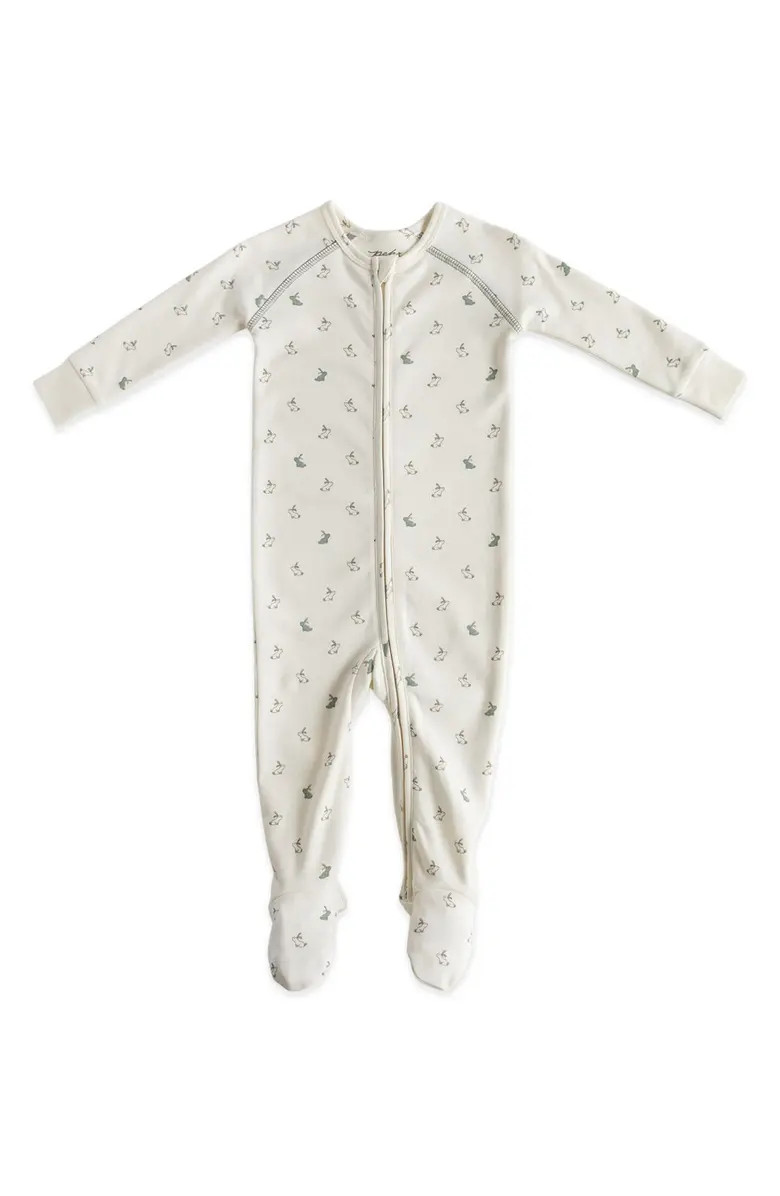 Pehr Hatchlings Zip Organic Cotton Footie | Nordstrom | Nordstrom