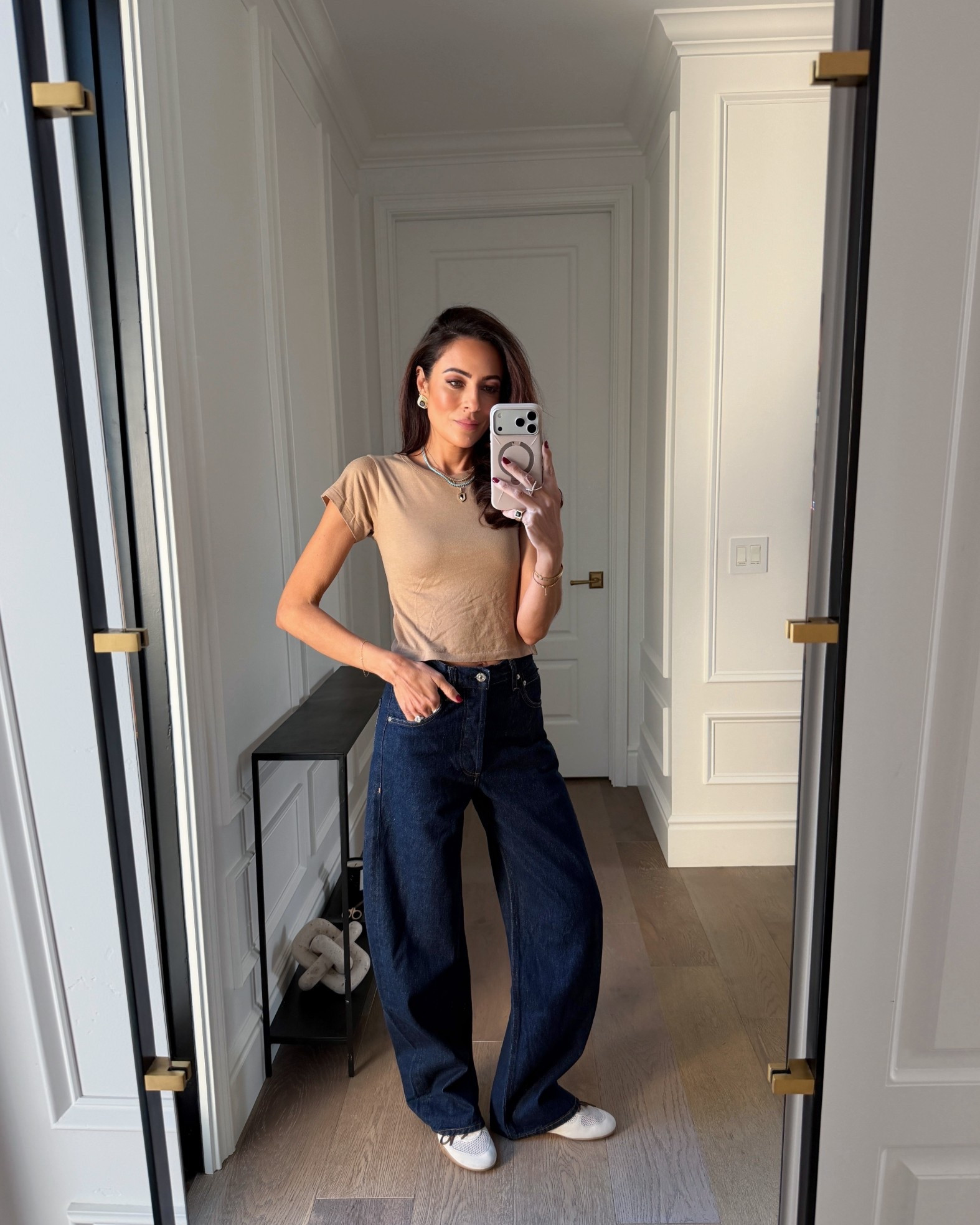 My Miu Miu sneakers and entire look on sale NOW for 24hrs only! 
Use code FWRD20 
Size down in jeans 1-2 sizes 

#LTKSaleAlert #LTKootd #LTKSpringSale