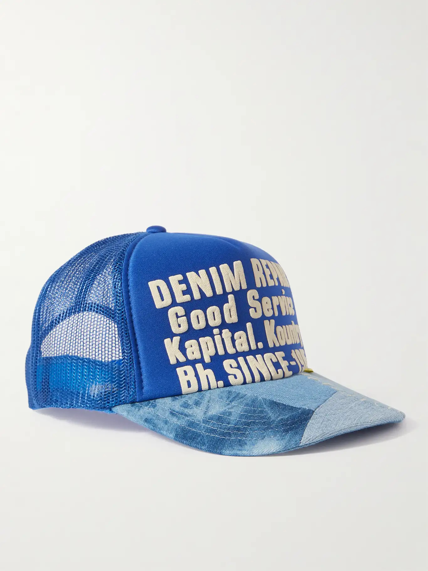 Printed Canvas, Patchwork Denim and Mesh Trucker Cap | Mr Porter (UK)