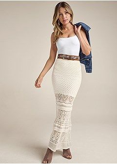 Crochet Maxi Skirt | VENUS