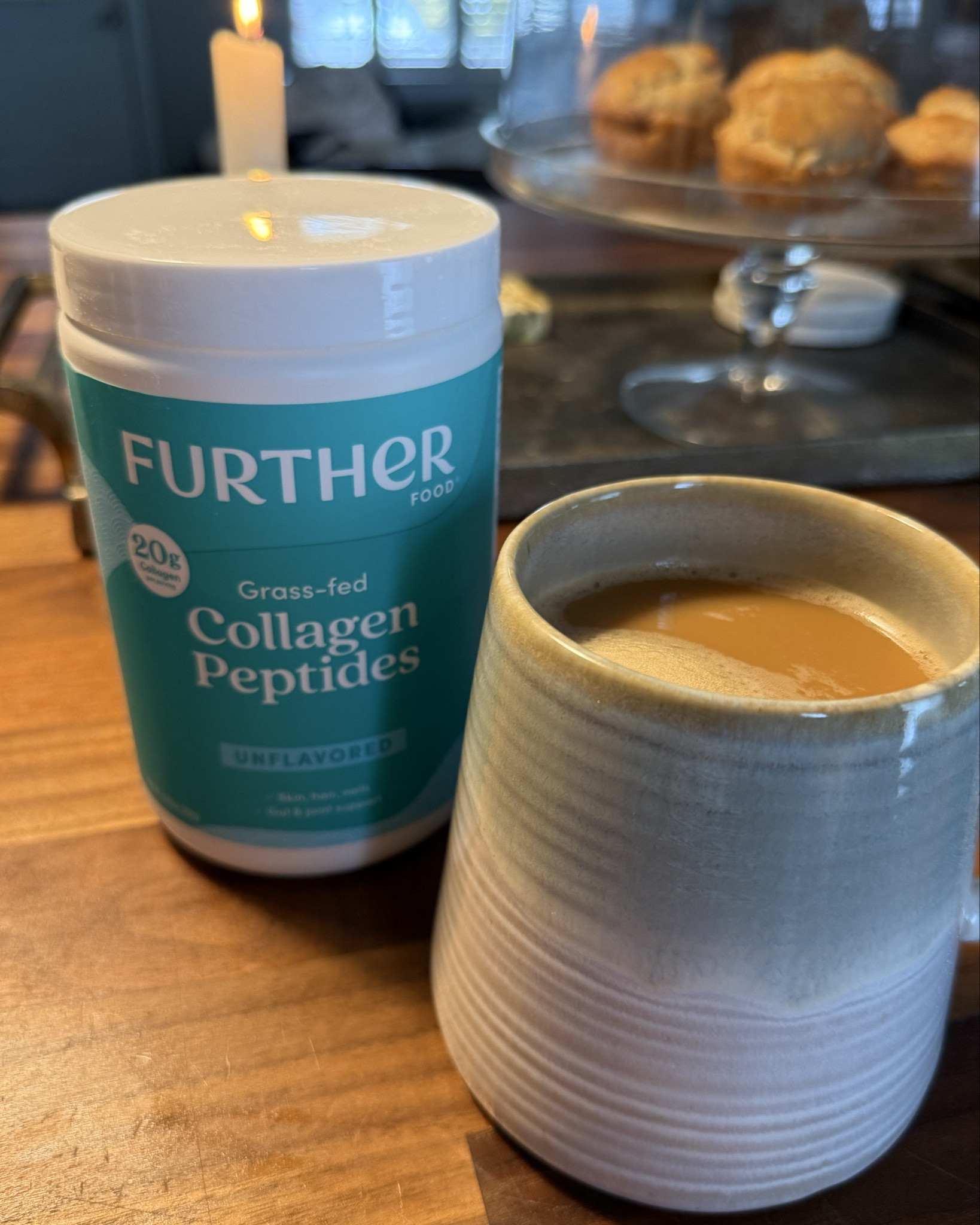 Not sure why I ever stopped doing this but it’s back on! Collagen in my coffee is a great way to get extra protein in, especially in the morning. Not to mention hep with gut, joint, hair, skin and nail health. Further Foods is one of my favorite collagens and won’t break the bank. 


Collagen powder, peptides, health and wellness, morning routine, morning coffee



#LTKmorningroutine #LTKBeauty #LTKselfcare