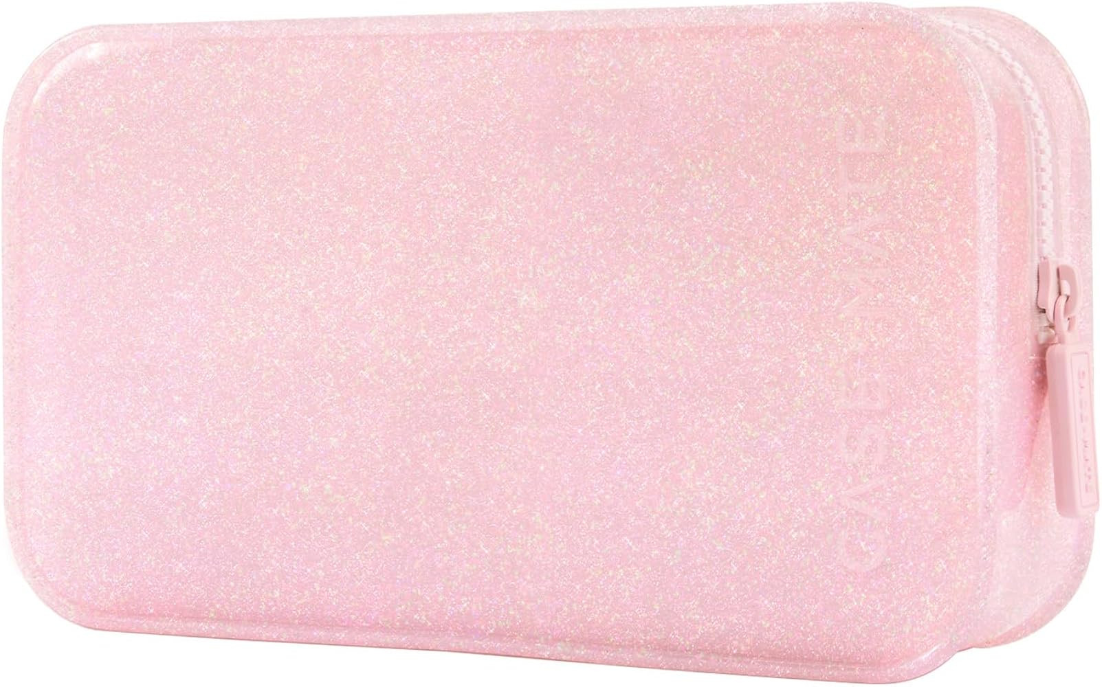 Case-Mate Jelly Makeup Bag - Waterproof Zipper Pouch - Ballet Pink Twinkle | Amazon (US)