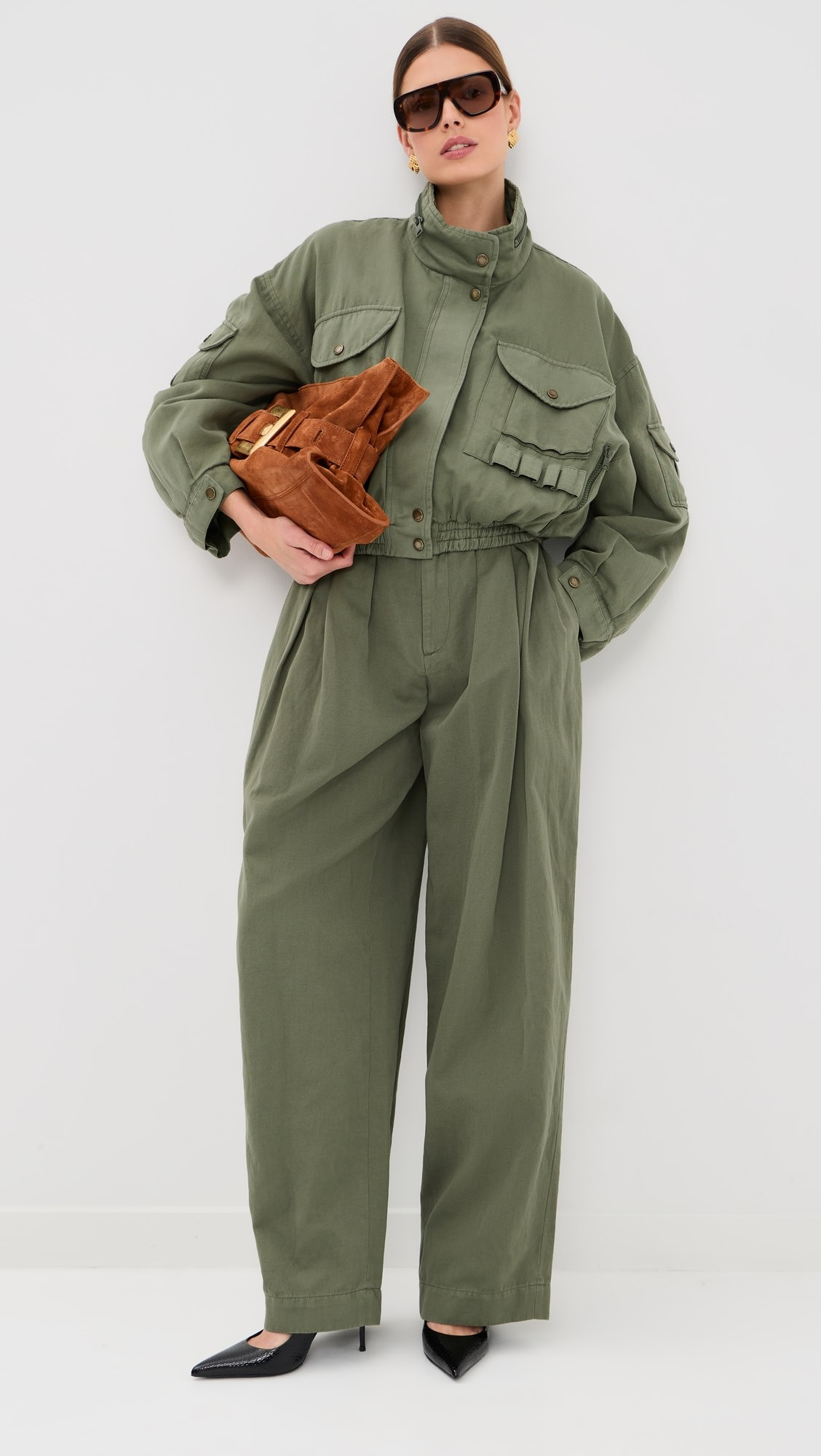 Cotton Twill Bomber Jacket | Shopbop