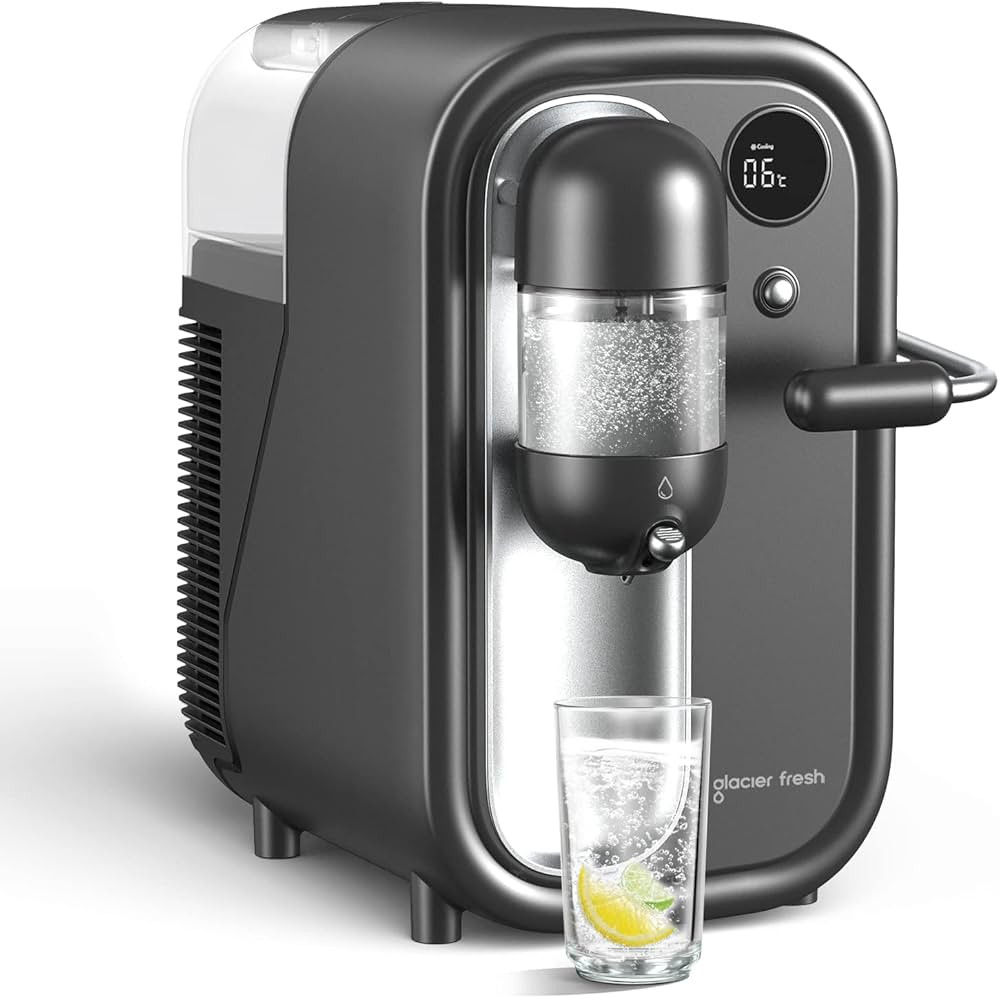 Amazon.com: GLACIER FRESH Fabricante eléctrico de agua con gas prémium | Pantalla LED | Soda fr... | Amazon (US)