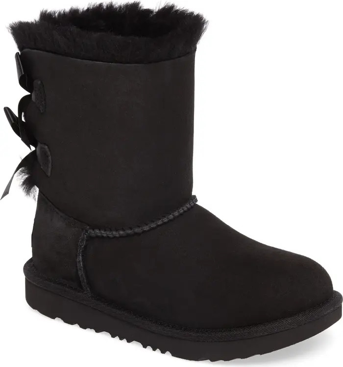 Kids' Bailey Bow II Water Resistant Genuine Shearling Boot | Nordstrom