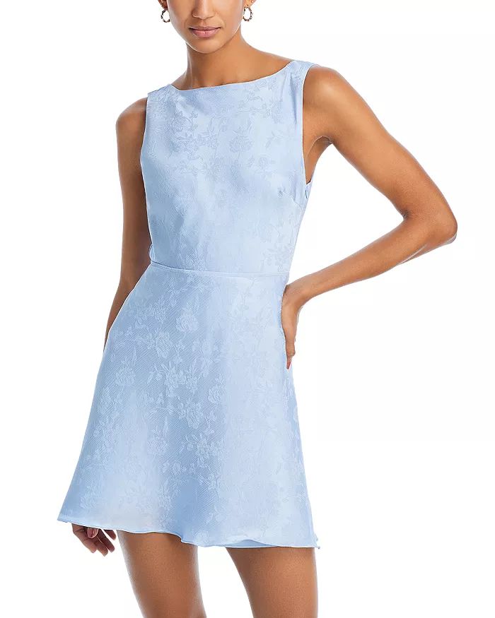Silk Jacquard Mini Dress - 100% Exclusive | Bloomingdale's (US)