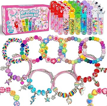 leitait 24 Pack Bracelet Wands,Charm Bracelet Jewelry Making Kit,Arts Crafts for Kids,Unicorn Par... | Amazon (CA)