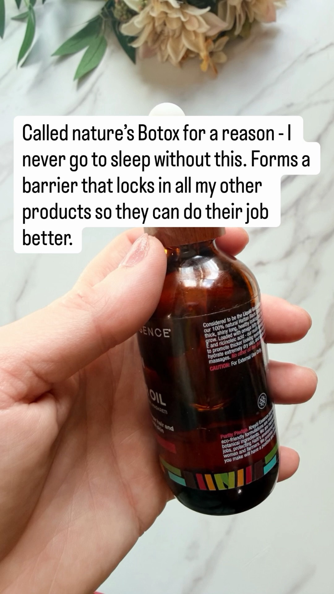 This is literally nature's Botox. While it doesn't freeze the face, it does lock in all your other products so they don't just evaporate off your skin. I use this every single night as the second-to-last step in my nightly routine. 

 #LTKselfcare #LTKBeauty