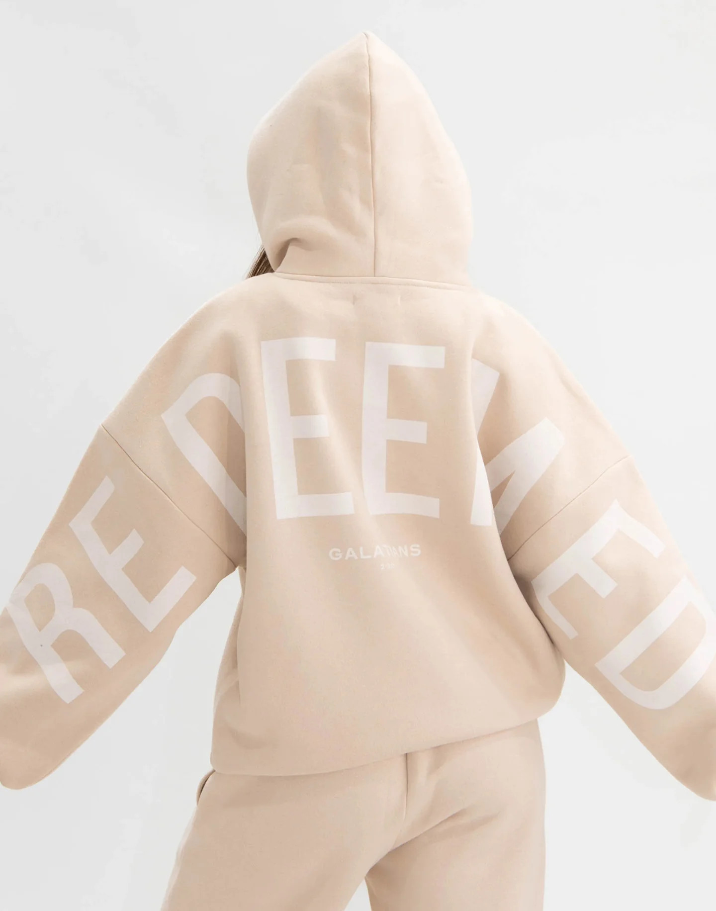 Kingdom Essential Hoodie - Redeemed - Biscotti [PREORDER] | Gods Love Overcomes