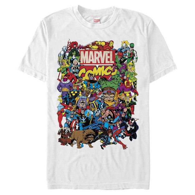 Men's Marvel Hero Epic Collage T-Shirt | Target
