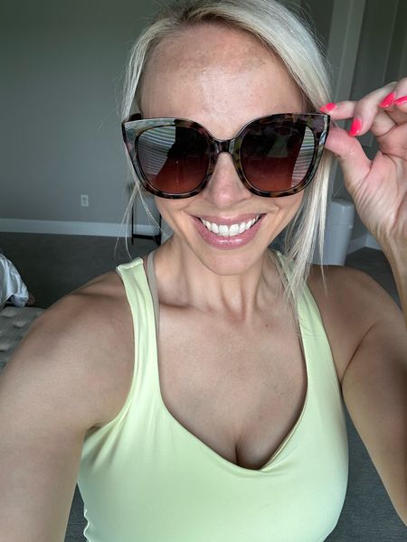 Cutest $15 target sunglasses!! They look exactly like my quay sunglasses! Dress is an athletic dress 

#LTKFindsUnder50 #LTKSwim #LTKStyleTip