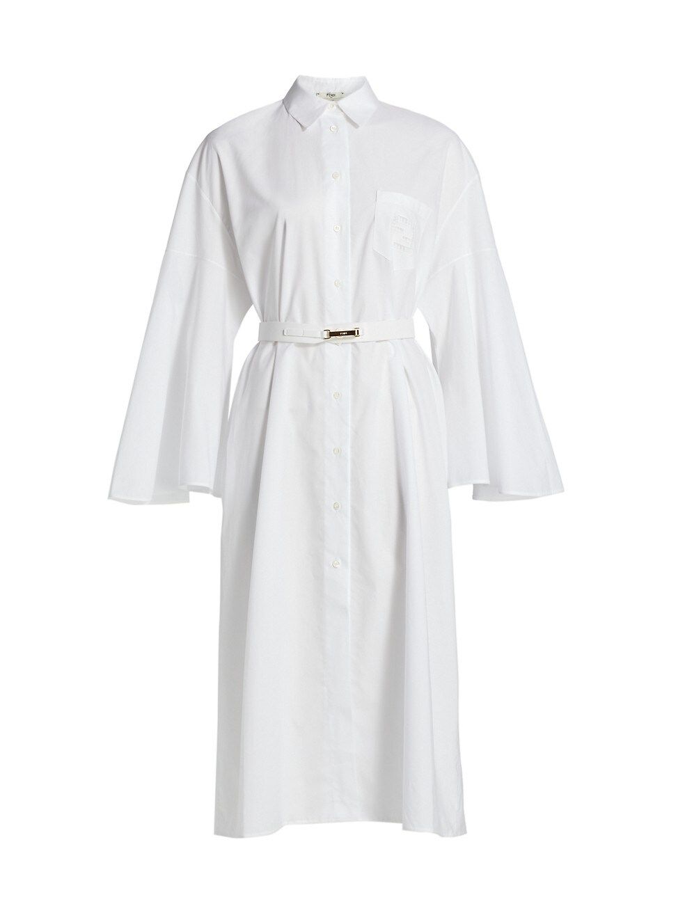 Poplin Midi Shirtdress | Saks Fifth Avenue (UK)