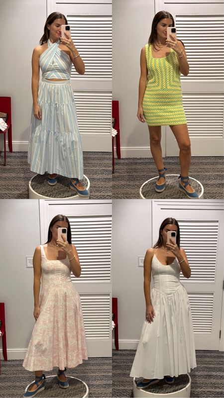 Outfits I tried on at Saks today!! Love these outfits for a bridal shower dress, vacation outfit or spring dress!

#LTKsalealert #LTKtravel #LTKwedding