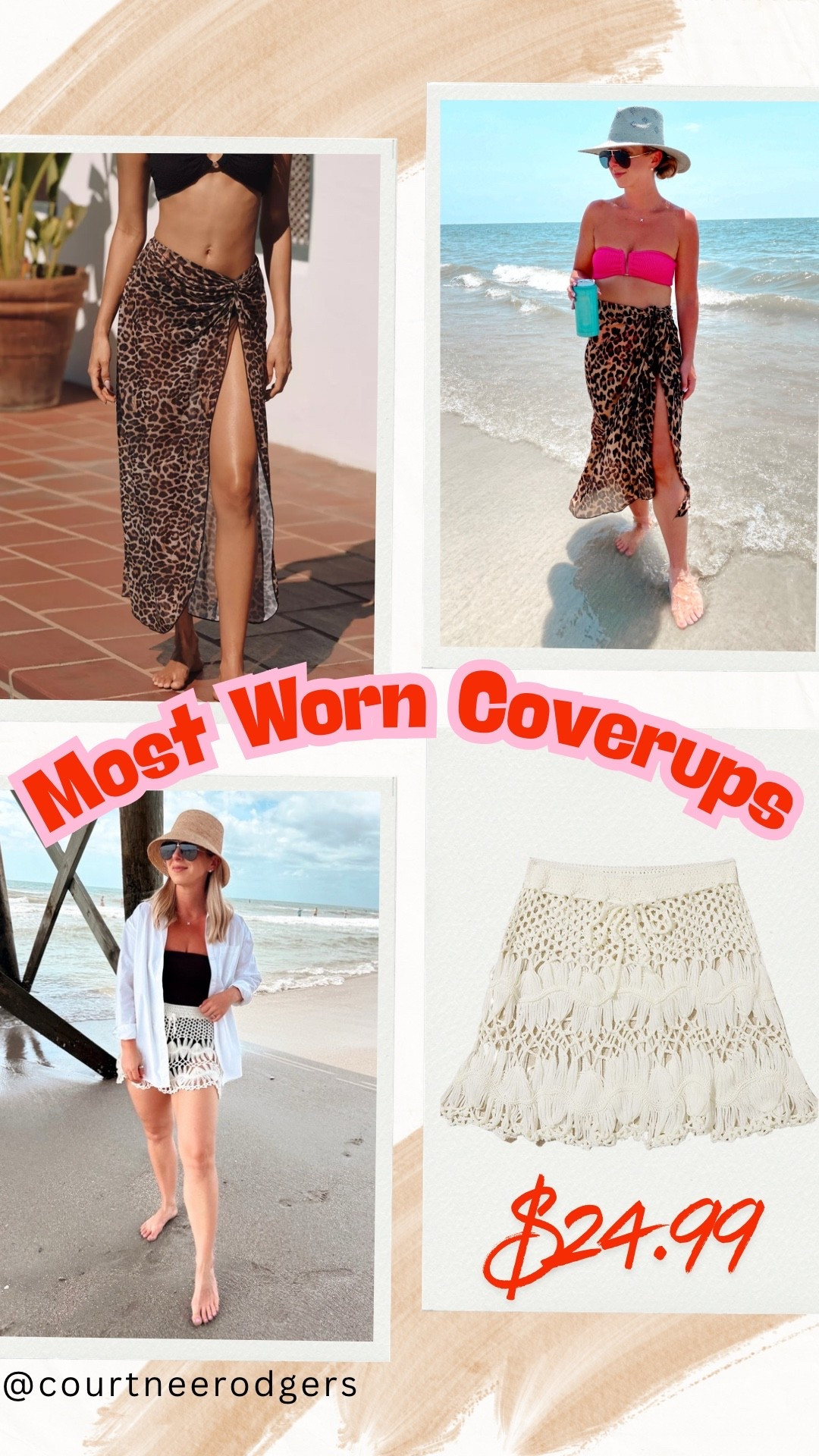 Two of my most worn coverups (I bring them on every beach trip)…a leopard sarong and this crochet mini skirt!

Beach coverup, spring break, summer style, swim coverups 

#LTKSwim #LTKdayinmylife #LTKSaleAlert