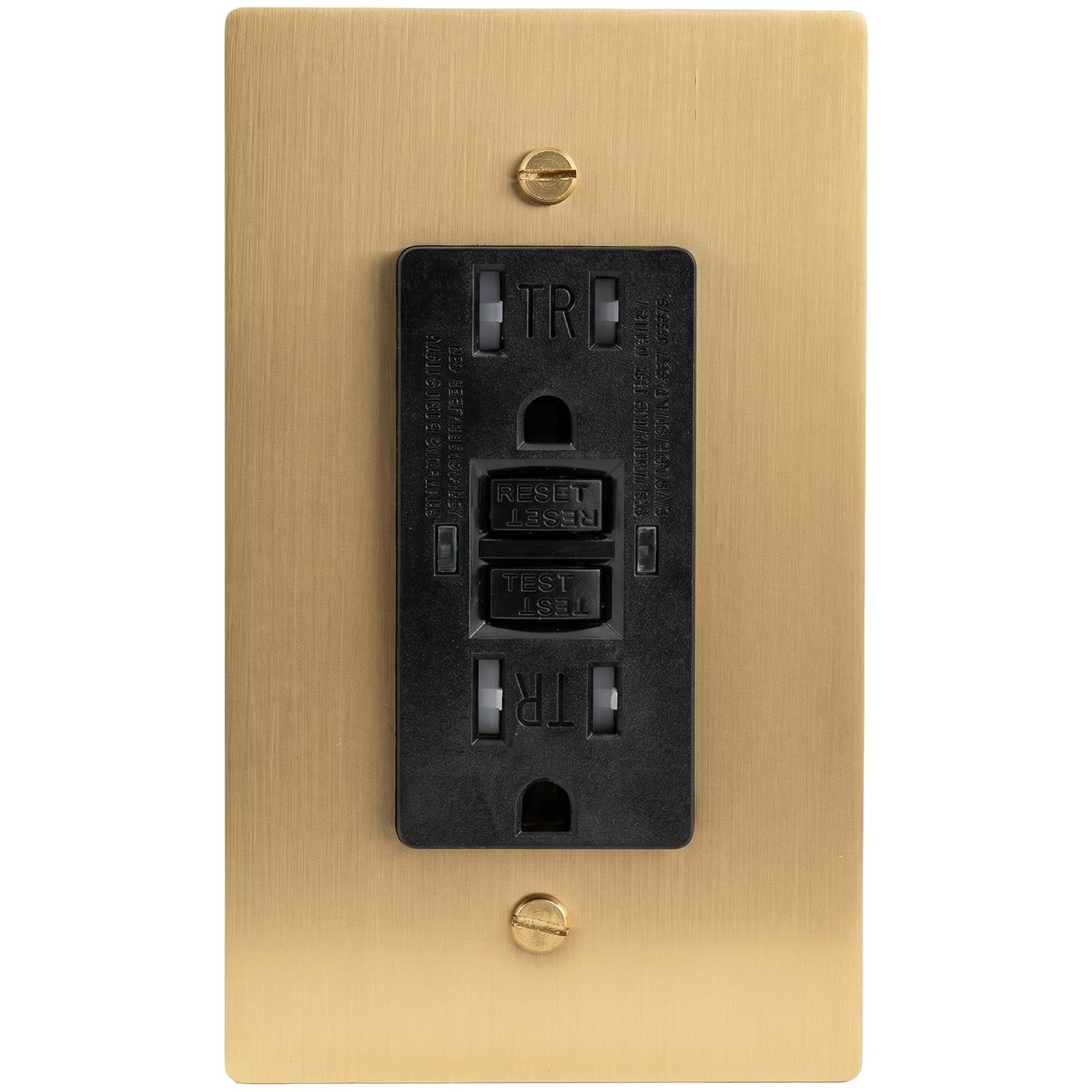Solid Brass Outlet - 120 VAC, UL Listed Electrical Outlets - Decorative Wall Plate for Historical Homes - Durable Heavy-Duty Brass, Easy Installation - US Style | Amazon (US)