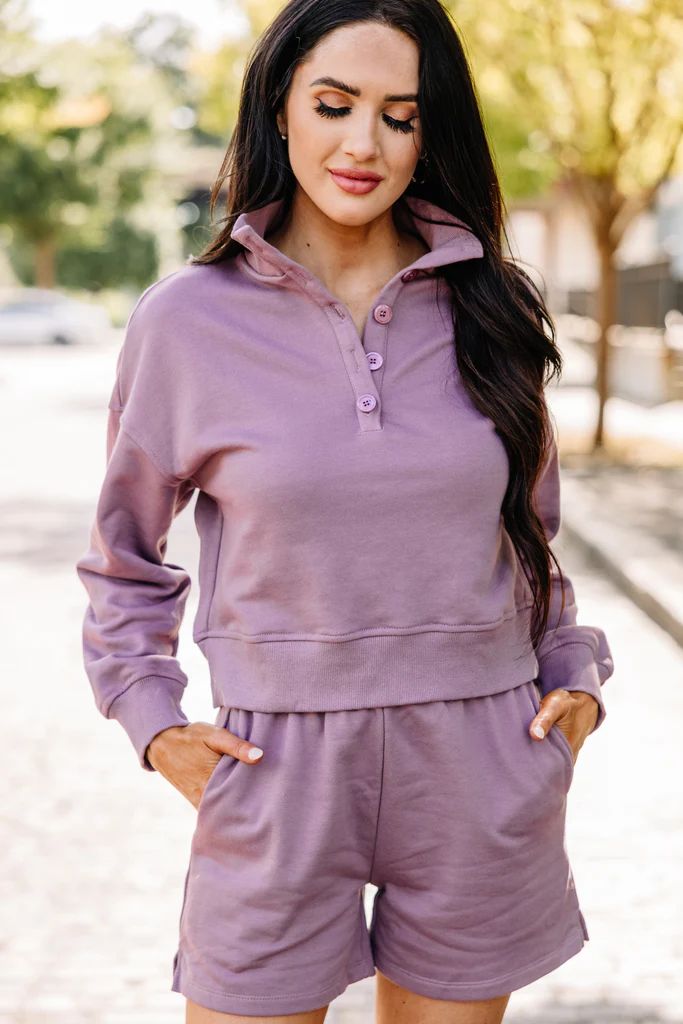 It's All Theory Lavender Purple Lounge Set | The Mint Julep Boutique