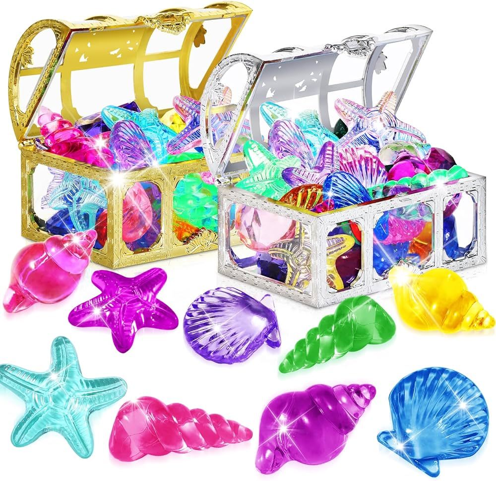 Pool Toys, 36 Pcs Dive Gems Pool Toys for Kids Ages 4-8, 8-12, Summer Throw Pool Toys with Assort... | Amazon (US)