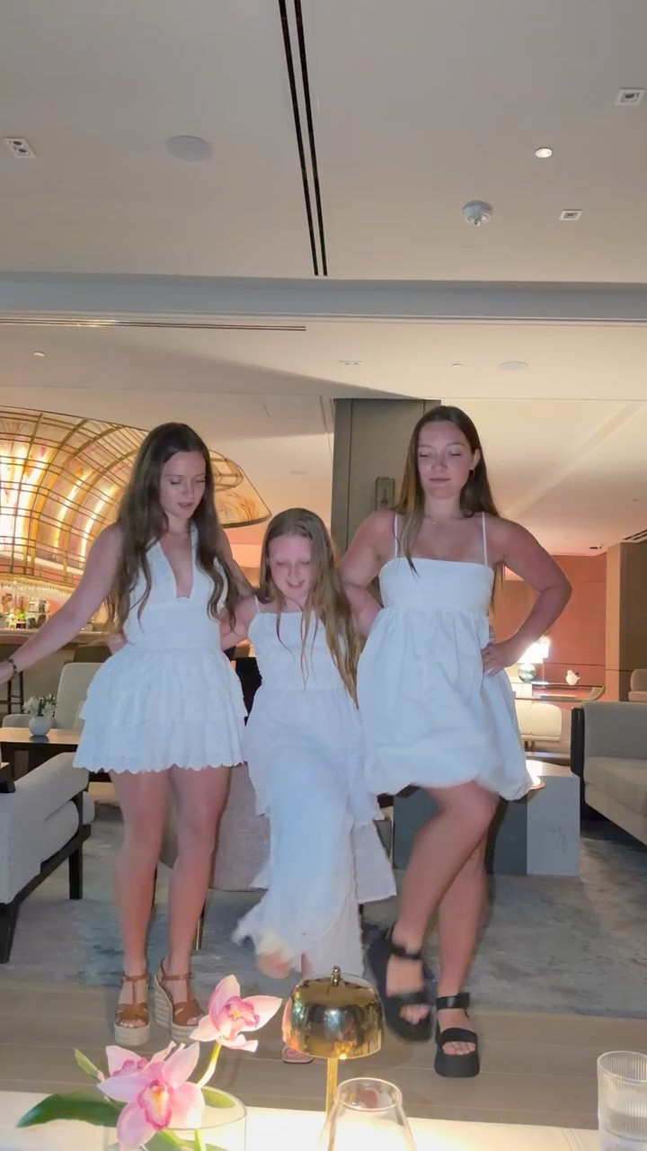 When our family vacations we attempt to coordinate our outfit colors. It’s become one of our favorite family traditions. Everyone gets to choose a style that fits their personality.
Saturday’s color was white, and these dresses were perfect for an evening of dancing, music, and making memories at The St. Regis Longboat Key.  #LTKvacation #familytravel #resortwear

#LTKPetite