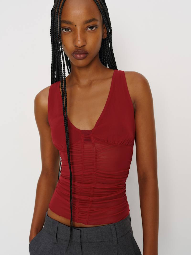 Valentine Knit Top | Reformation (Global)