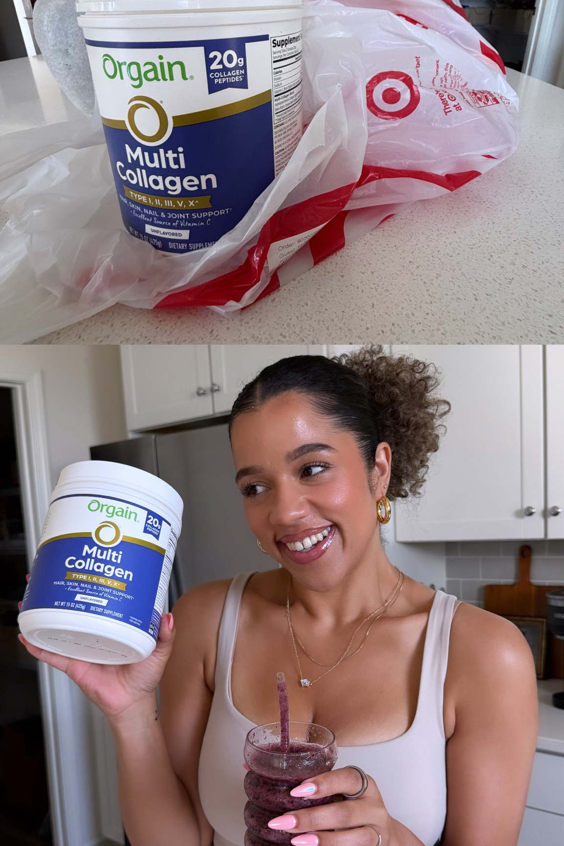 #ad I have been LOVING how my hair, skin, and nails feel since adding Orgain’s Multi Collagen into my self care rituals. 
@target @drinkorgain 
 #TargetPartner #orgainpartner #drinkorgain

#LTKdayinmylife #LTKfitnessgoals #LTKmomlife