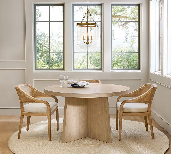 Newport Round Dining Table (54") | Pottery Barn (US)