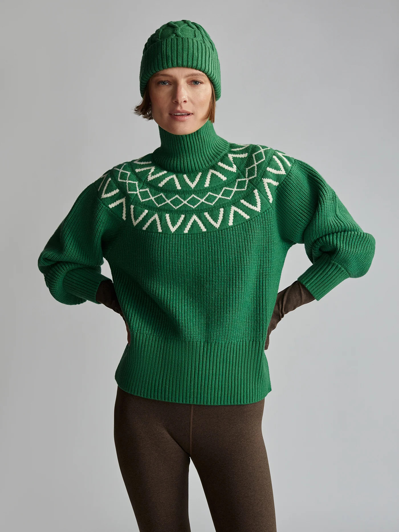 Marcie Fairisle Yoke Knit | Varley USA