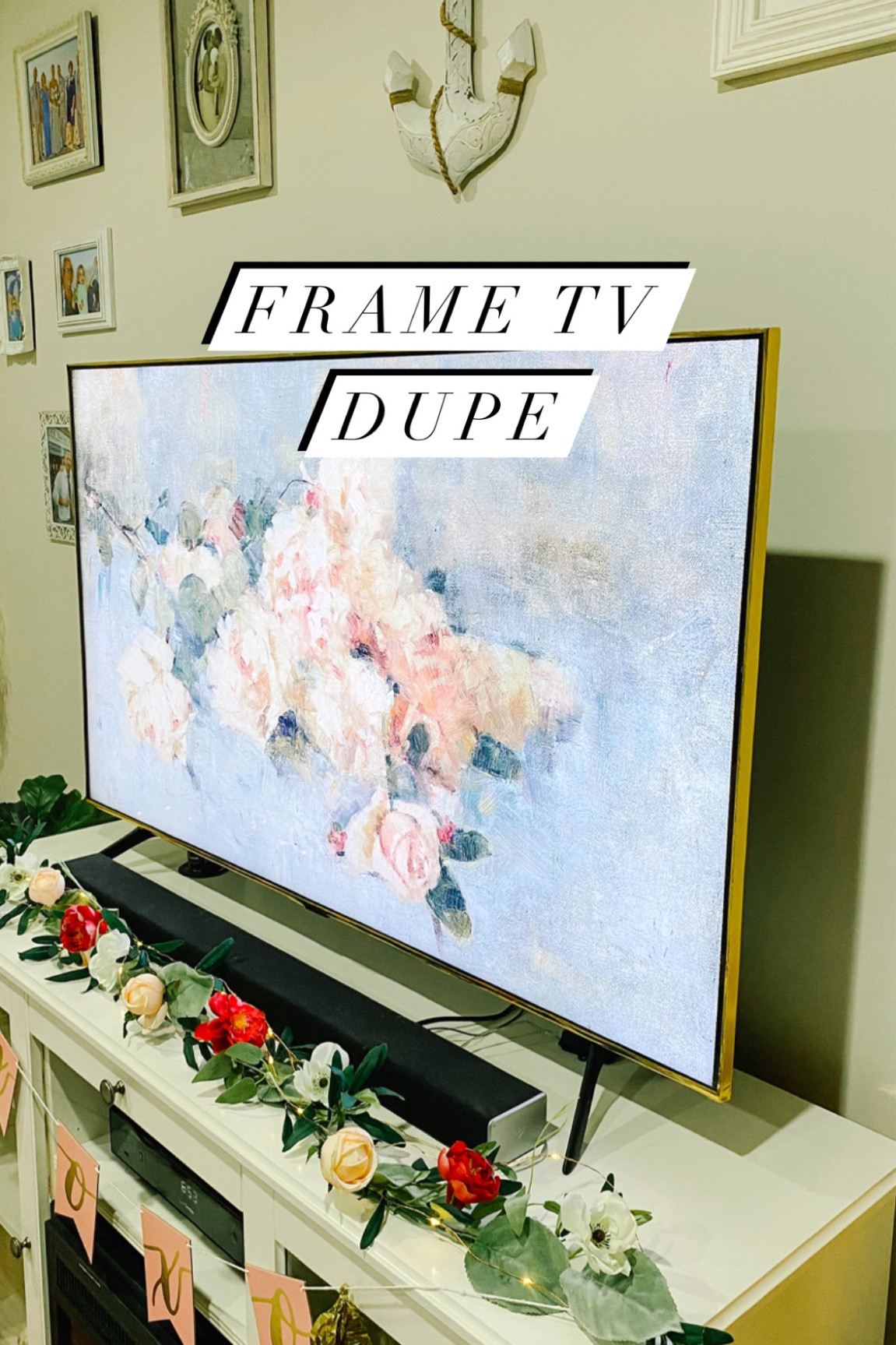 Frame TV DIY/Dupe

$2 Gold washi tape purchased at Hobby Lobby 

#LTKSeasonal #LTKFind #LTKhome