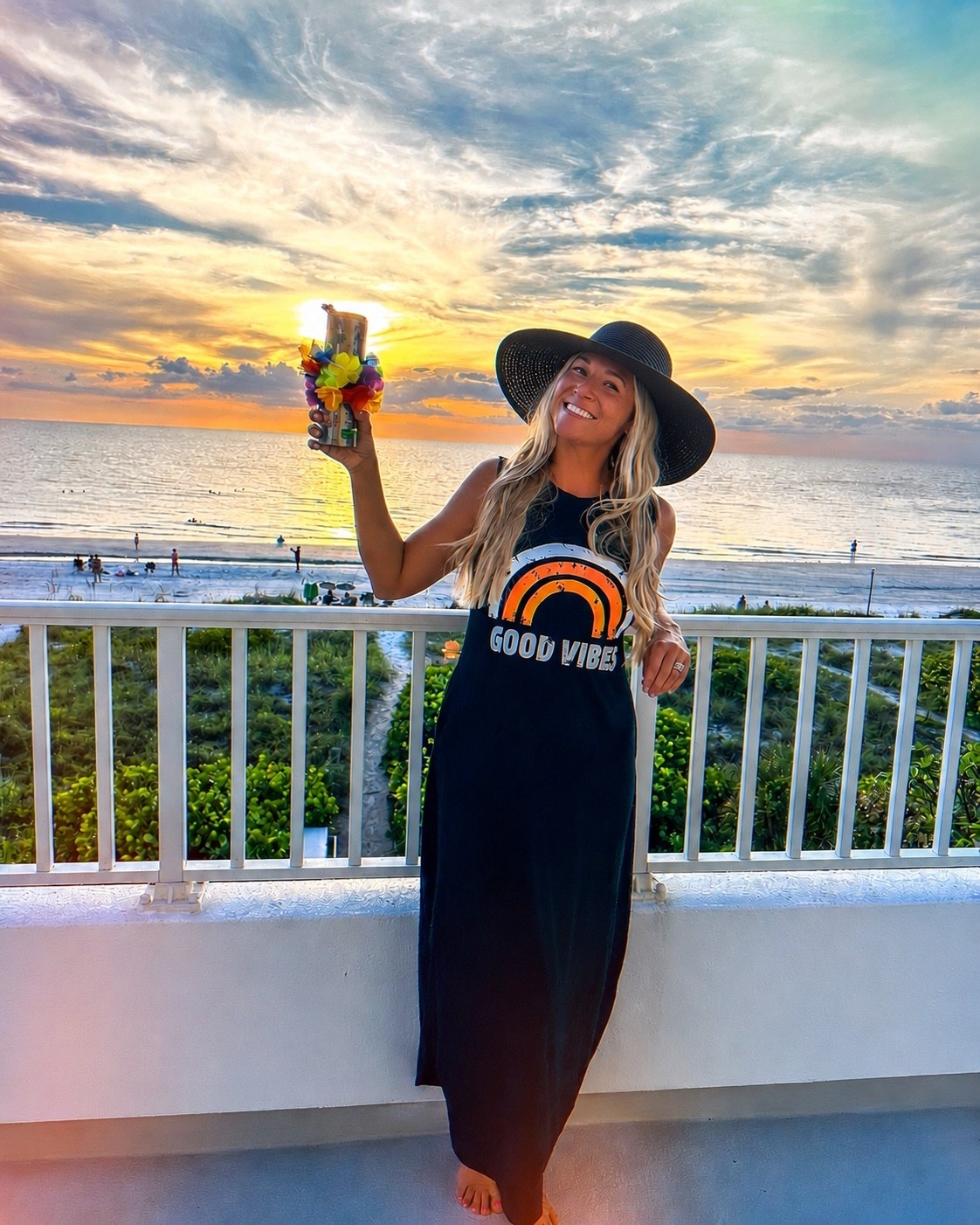 Drink in hand, toes in paradise, and good vibes stitched right into this dress. 🍹🌅✌🏼

#LTKootd #LTKSwim #LTKTravel