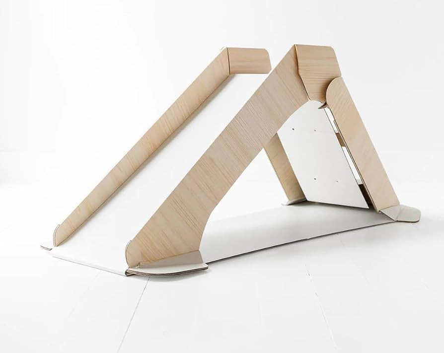 Ruggish Modern Indoor Play Slide Playground for Toddlers - Durable Cardboard - 59” x 25” x 28... | Amazon (US)
