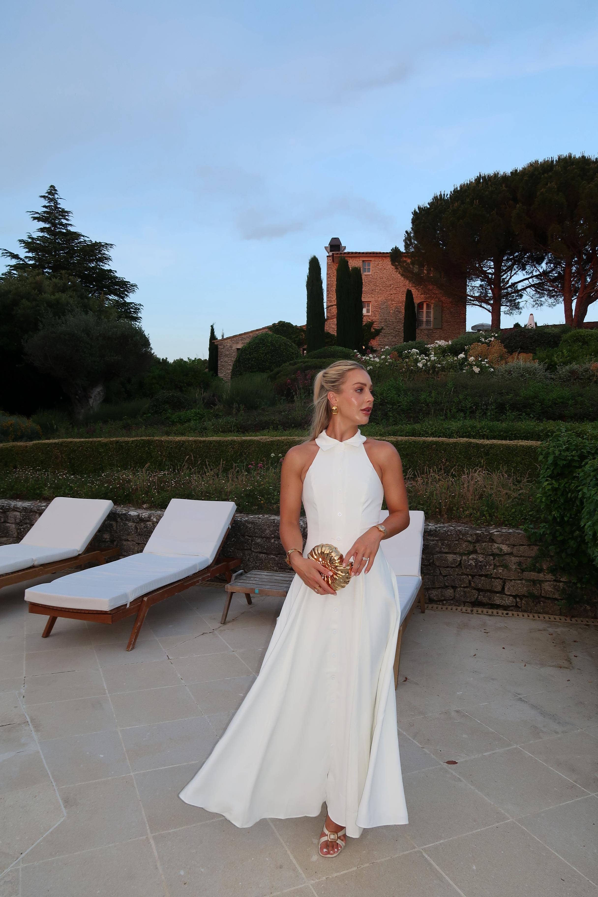 Odd Muse white dress, maxi dress, all white outfit, holiday outfit, holiday dress, summer style, vacation outfit ideas, gold accessories  

 #LTKuk #LTKsummer #LTKstyletip