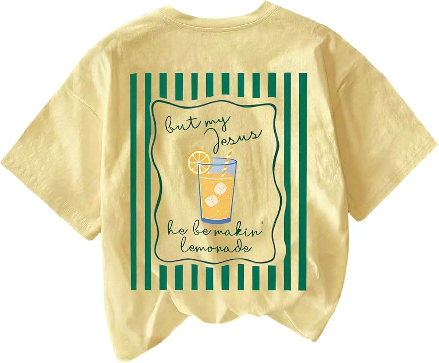 SOLY HUX Women's Summer Graphic Tees Short Sleeve Crew Neck T Shirt Cute Casual Tops | Amazon (US)