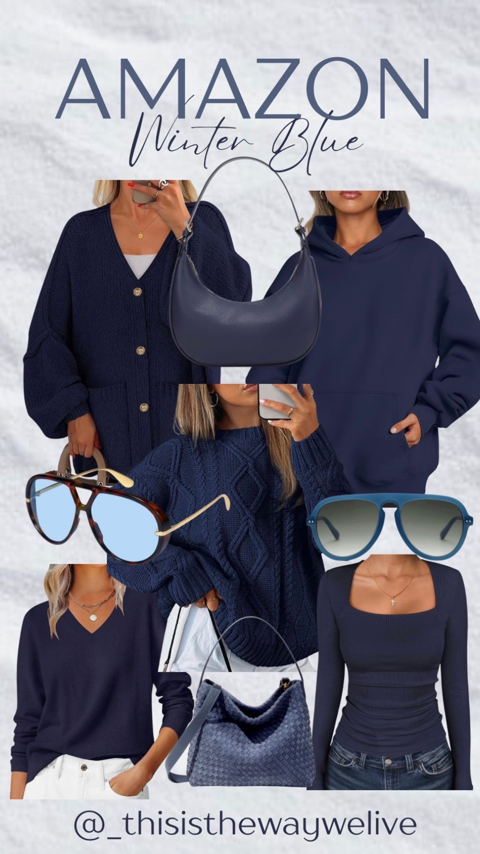 Easy Outfit tops! I’m loving Navy this winter and these are a few affordable options. 

#LTKmomlife #LTKOver40 #LTKFindsUnder50