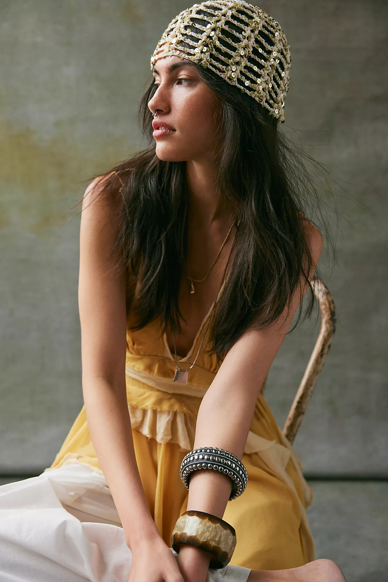 Mila Sequin Disco Cap | Free People (UK)