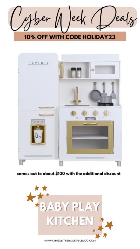 Maisonette is doing a huge sale with up to 30% off already on sale items. With the additional 10% off they have tons of play kitchens on sale for around $100! Linking the one we got and other options on this post. Orders over $95 also get free shipping. 



#LTKCyberWeek #LTKfindsunder100 #LTKbaby
