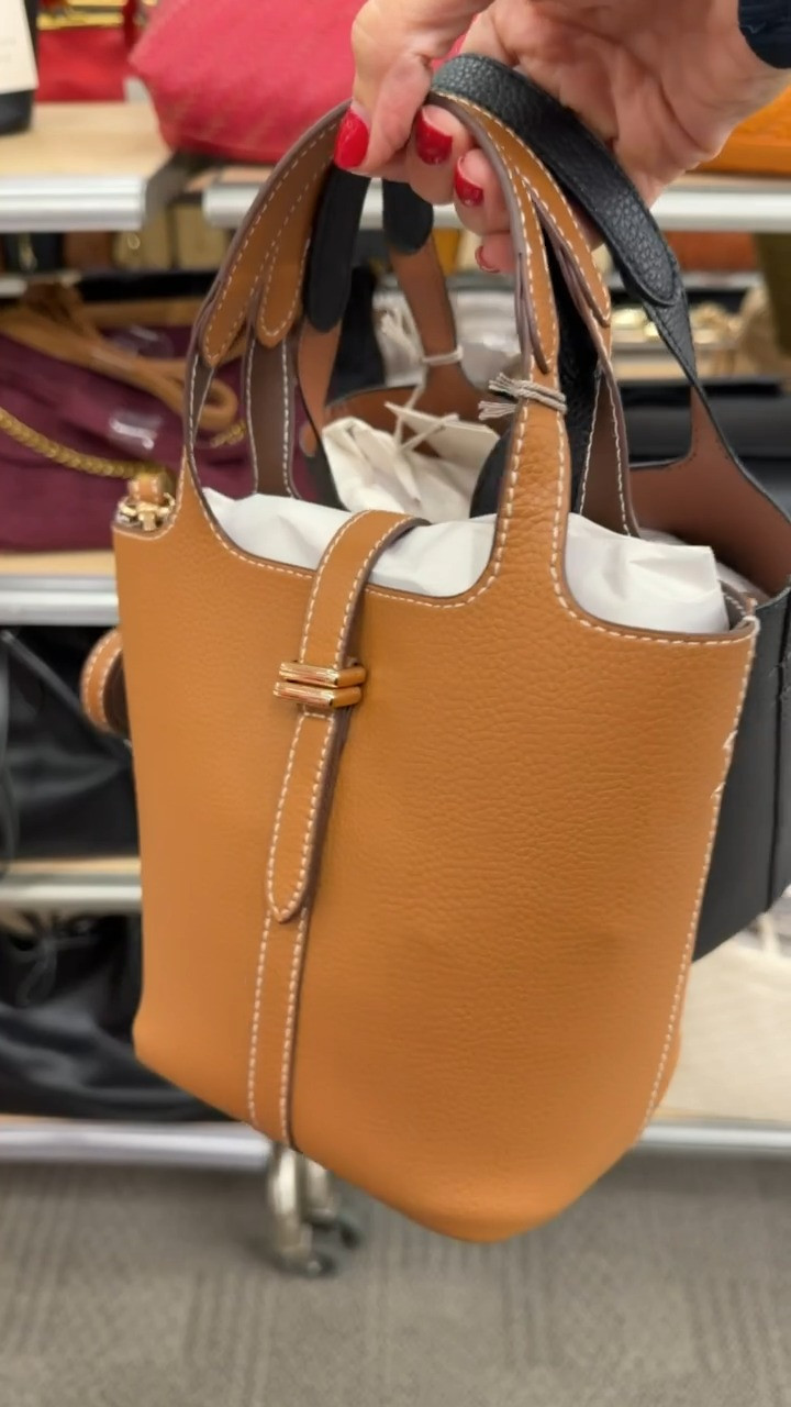 This little cognac bag is such a good fall find. I love the warm brown color, contrast stitching and simple shape for everyday—it would look so good with denim, dresses or all the olive and chocolate brown I’m wearing right now.

cognac handbag, brown purse, fall handbag, fall accessories, everyday bag, small tote bag, brown fall accessories, fall fashion find, women’s handbag, casual fall style, fall outfit accessories, themominstyle

#LTKootd #LTKOver40 #LTKSeasonal