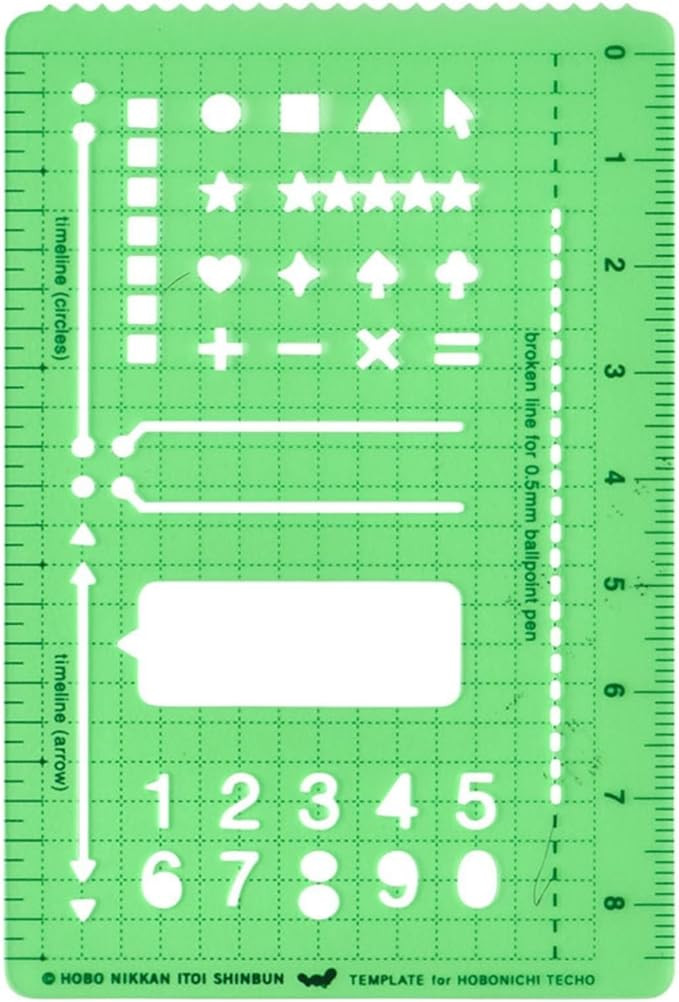 Hobonichi Template Basic Hobonichi Notebook Original Stationery Notebook Accessories, Japan Impor... | Amazon (US)