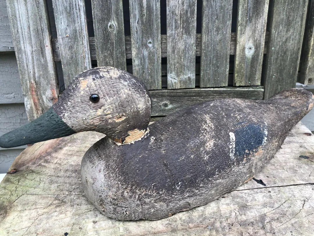 Vintage Wooden Duck Decoy - Etsy | Etsy (US)