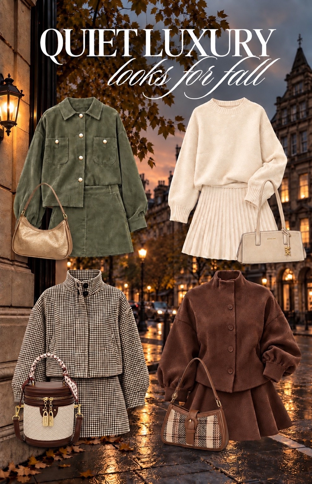 Quiet luxury 
Brown aesthetics 
Fall fashion 
#amazonfashion #amazonfallfashion