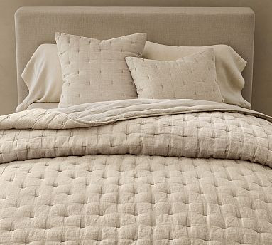 Everyday Linen Comfort Quilt | Pottery Barn (US)