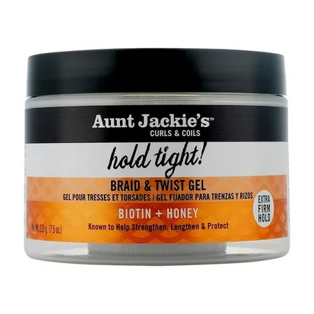 Aunt Jackie’s Braid + Twist Collection Hold Tight Braid & Twist Extra Firm Hold Gel 7.5 oz Moisturizing | Walmart (US)