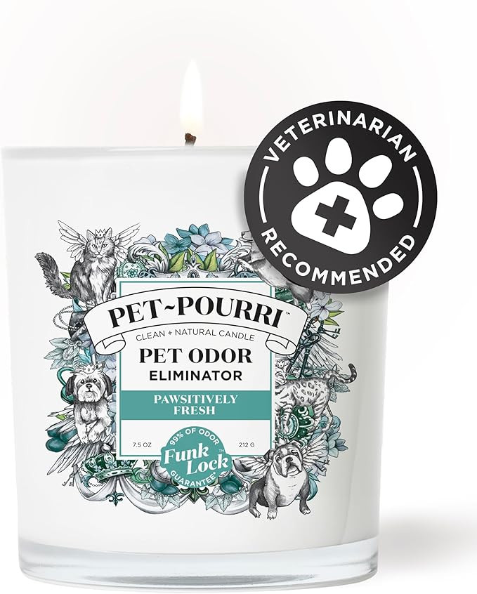 Pet-Pourri Pawsitively Fresh Pet Odor Deodorizer Candle, Burns Up to 45 Hours, Aromatherapy & Air... | Amazon (US)