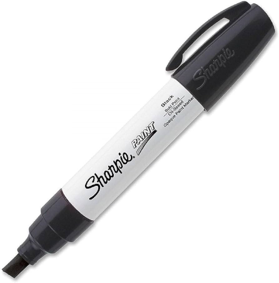 SHARPIE Oil-Based Paint Marker, Bold Point, Black, 1 Count - Great for Rock Painting | Amazon (US)