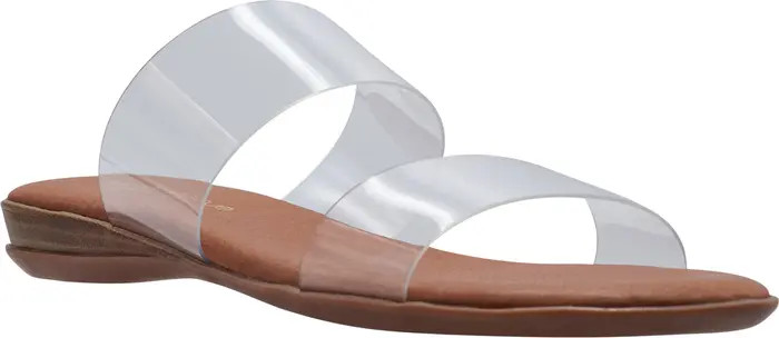 Andr\u00e9 Assous Narice Raffia Slide Sandal (Women) | Nordstrom | Nordstrom