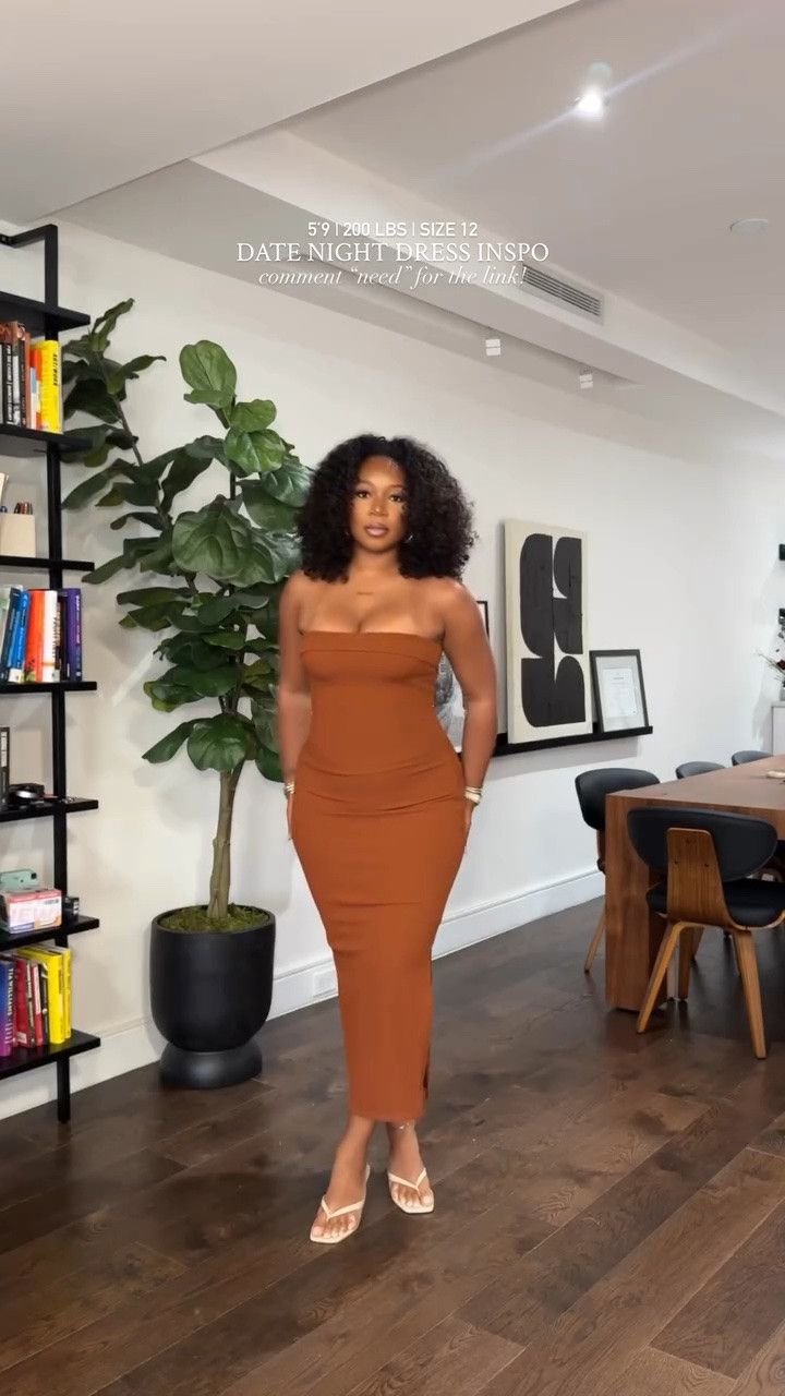 LOVE!! This dress. Double lighted. Snatches the body and holds to the girls up!! 5’9 200 lbs wearing a medium. Shoe and bag options added!

#LTKstyletip #LTKmidsize #LTKfindsunder50