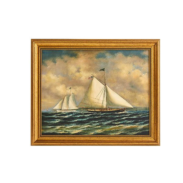 Two Ships Painting | Caitlin Wilson Design