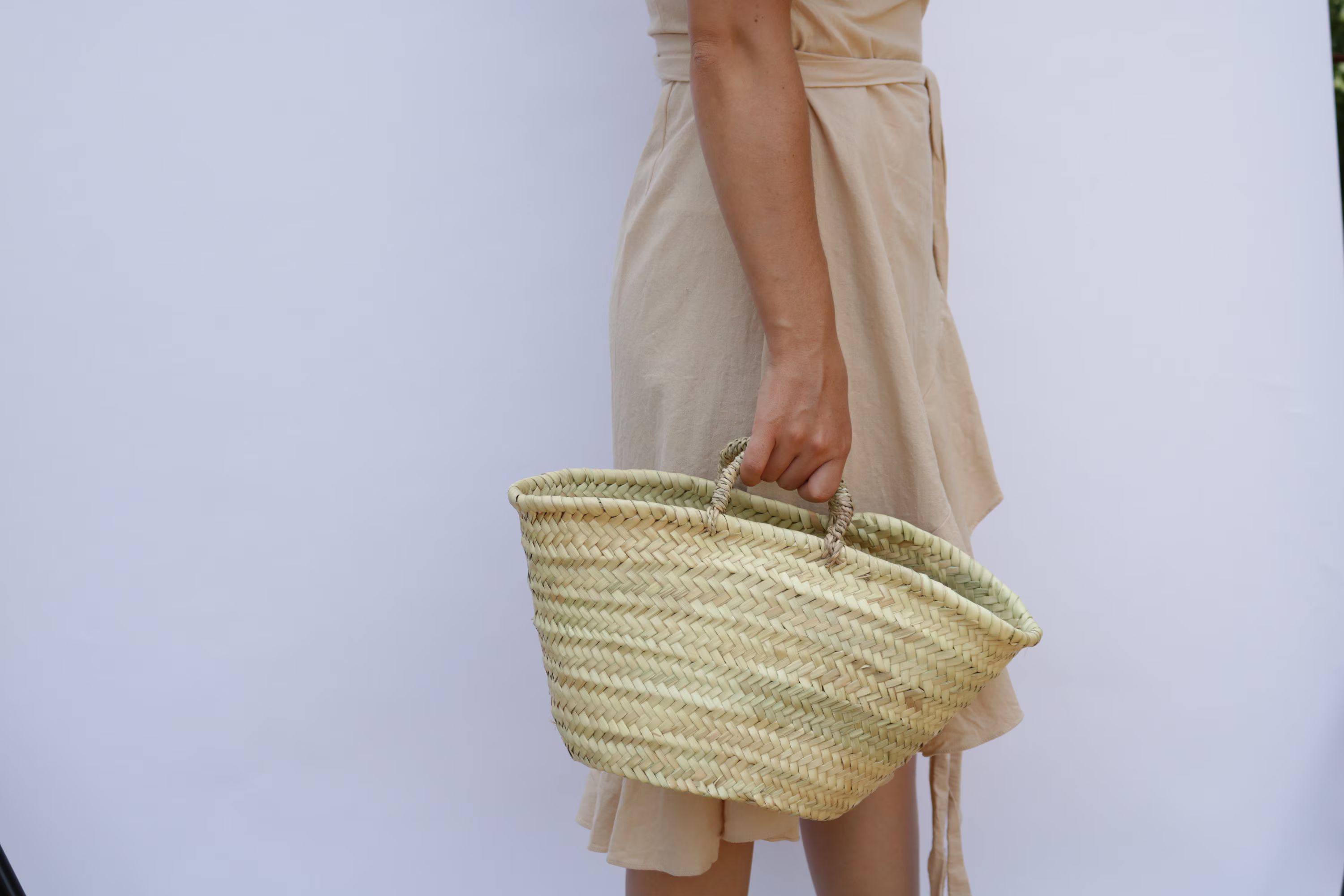 Straw Bag, Flowers Bag, Fruit Basket, Market Bag, Palm Handwoven Basket, Small Straw Basket, Beac... | Etsy (US)